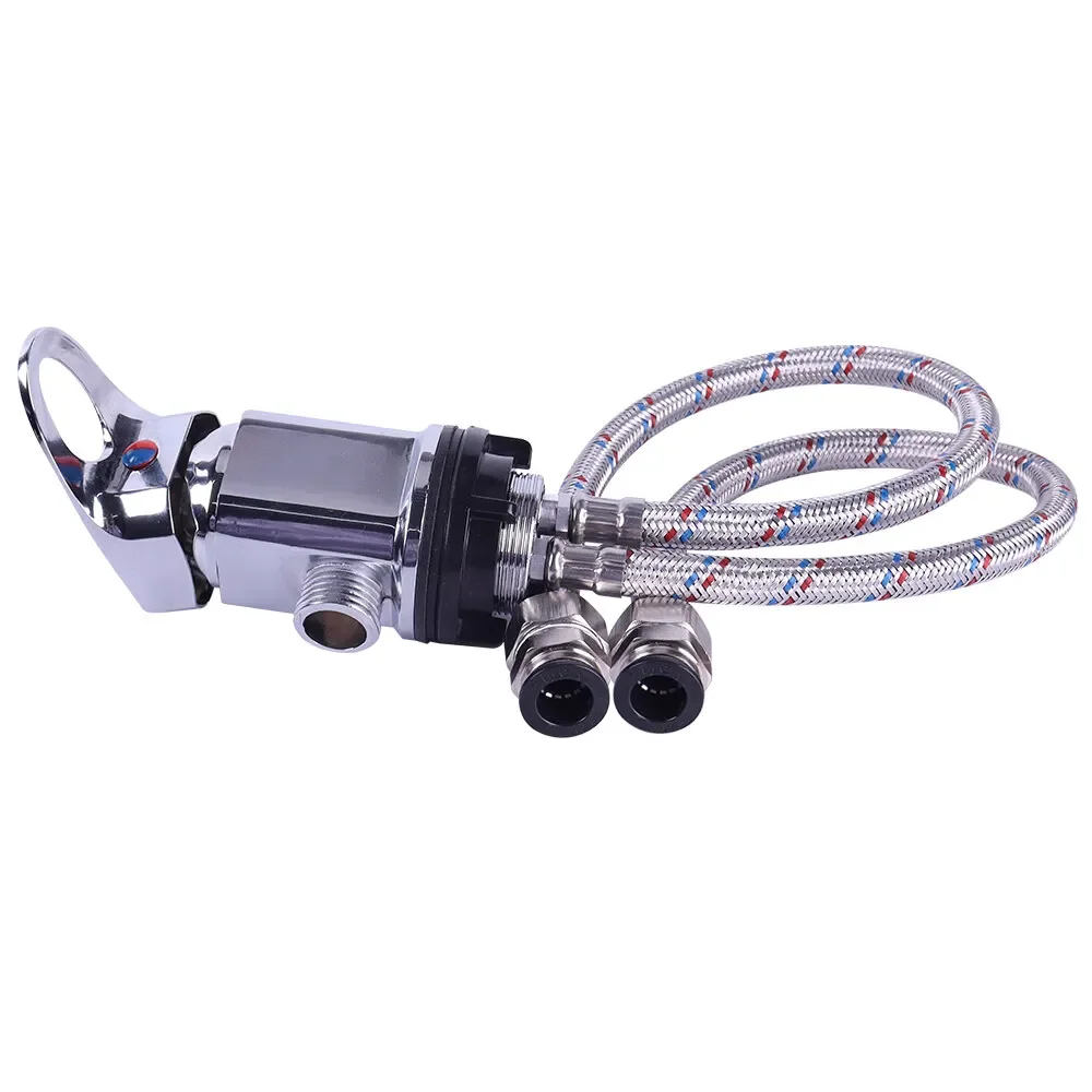 1SET Camper Camper Van accessori CARAVAN CHROME SHOWER MIXER con 12MM PUSH FIT TAILS Outlet 1/2 \
