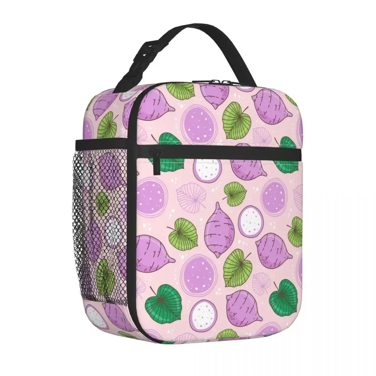 Taro Cute Vegetable Insulated Lunch Bag Storage Food Box Portable Cooler Thermal Bento Box Work