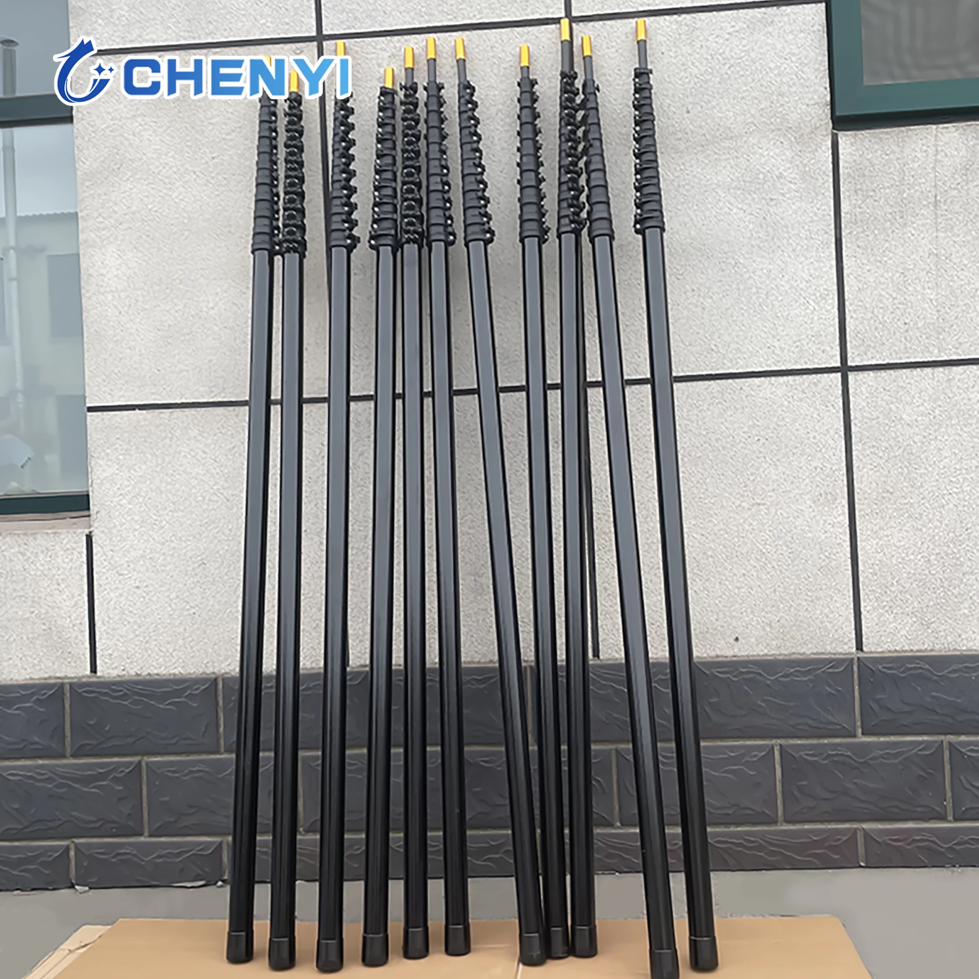

16.5 M Telescopic Carbon Fiber Handle Tool for Fruit Tree Garden Harvesting Machine With Metal Material