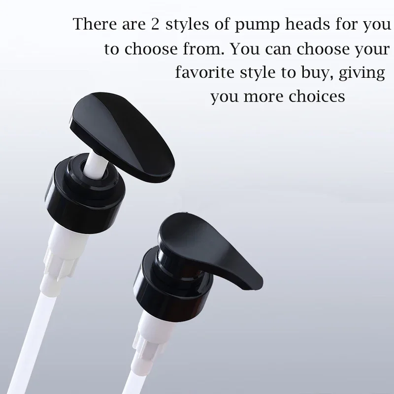 Botellas de bomba de loción de plástico vacías recargables de 300/500ml, contenedor dispensador de bomba portátil para champú, acondicionador de Gel de ducha, 2 uds.