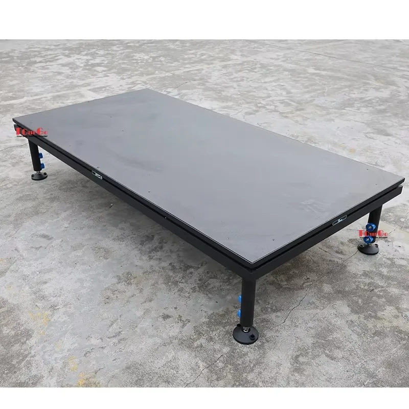 1.22x2.44M 4x8ft Aluminum Stage Platform Concert Event Adjustable Portable Stage for Sale