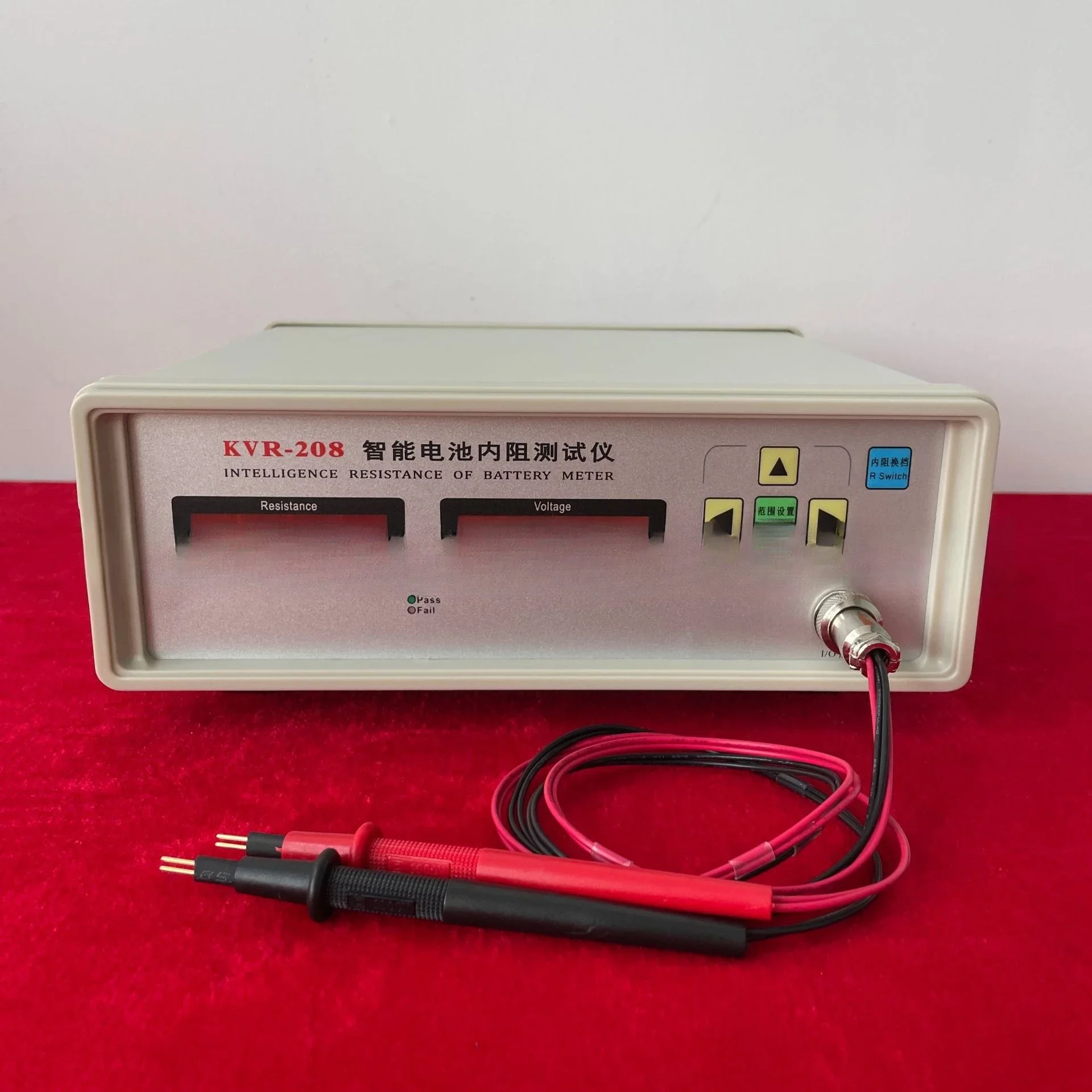 Penguji tegangan resistansi internal baterai, penguji resistansi internal baterai lithium yang cerdas
