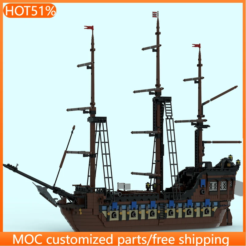 3192 PCS Vessel Bricks FlagshipREMASTERED MOC Customize Modular Building Block Kids Creative Design DIY Boys Toy Christmas Gift
