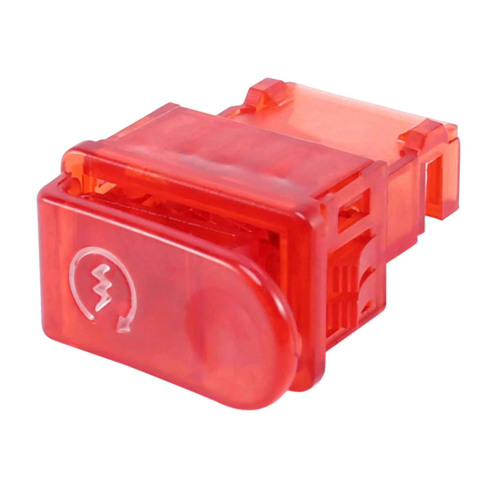 

8X мотоциклетный звуковой сигнал, кнопка включения, кнопка запуска для Honda DIO ZX AF27 AF28 AF34 AF35, красный