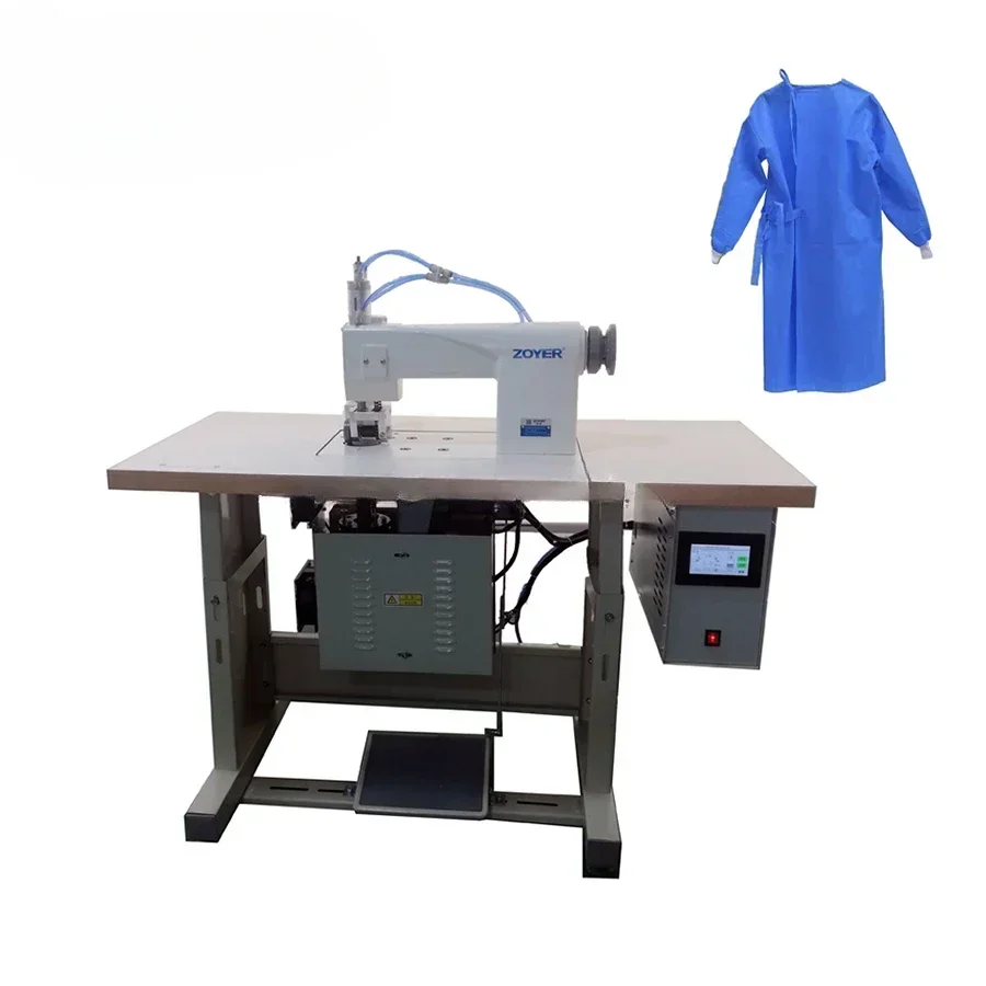 CE certification ZOYER cheap ZYCSB60Q-1 Ultrasonic lace sewing machine Ultrasonic machine for surgical gowns