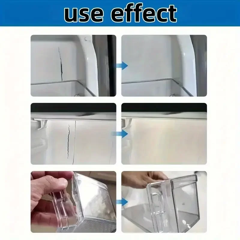 IFUBO Refrigerator Door Seal Glue 20ml Fast Fix Strong Bond Easy Apply Rubber Strip Adhesive for Home Appliance Repair
