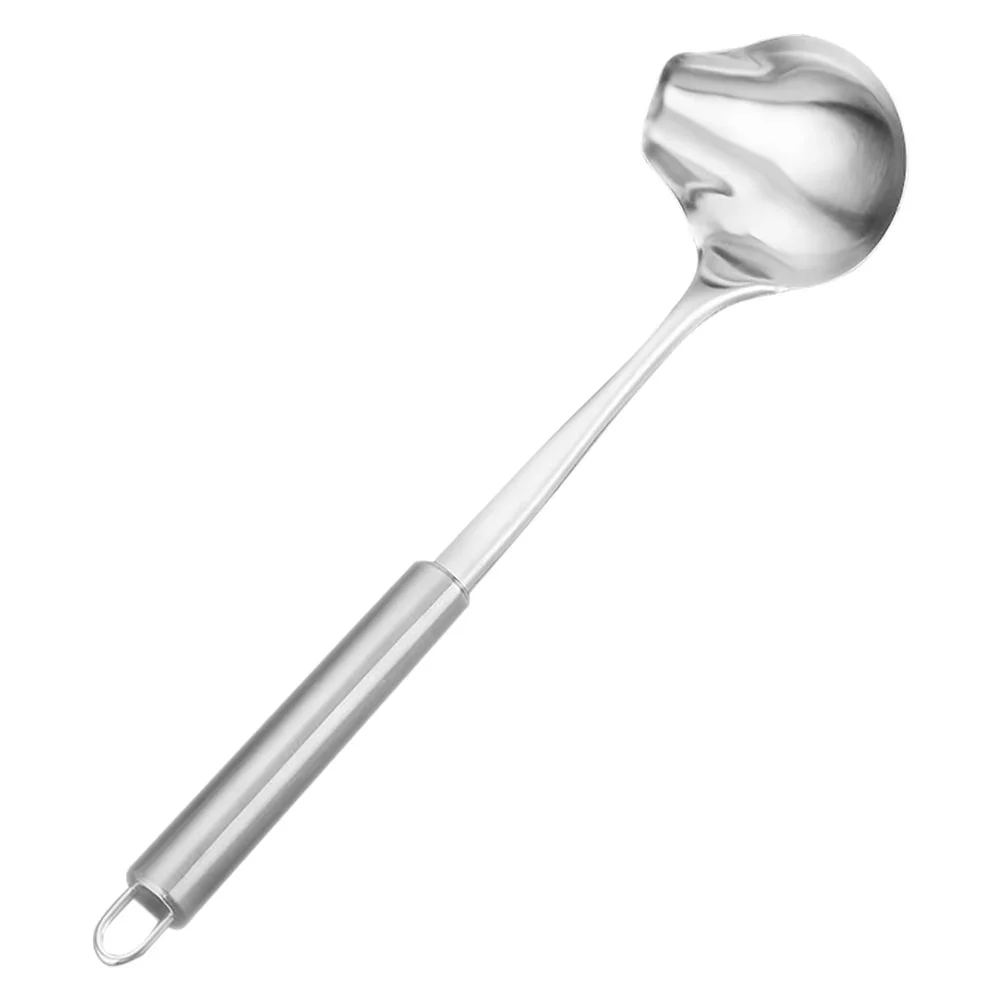 

Stainless Steel Mouth Metal Gravy Ladle Spoon 201 Silver Sauce Ladle Kitchen Cooking Gravy Small Soup Metal Spoons Serving