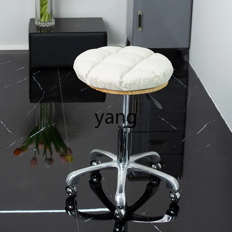 LH simple barber shop special rotating lifting backrest stool hair shop cutting stool