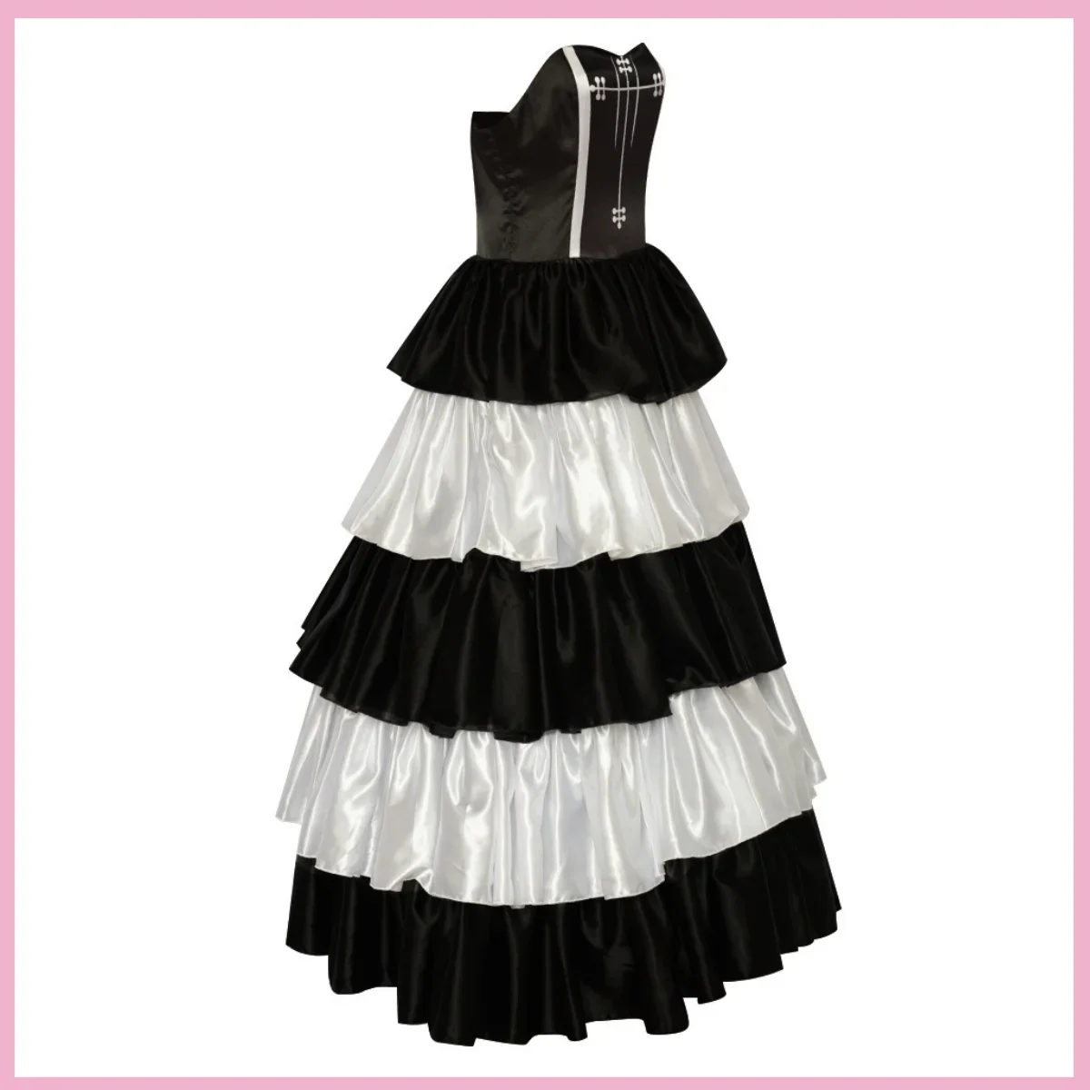 Kostum Cosplay Anime Perona Thriller Barque Dua Tahun Kemudian Gaun Putri Hantu Wig Wanita Seksi Karnaval Setelan Pesta Halloween