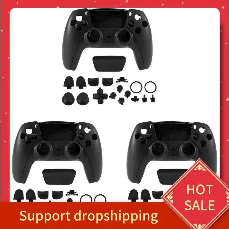 

B44C 3X запасная часть для PS5 BDM-010, корпус контроллера, чехол для игрового контроллера с кнопками, черный