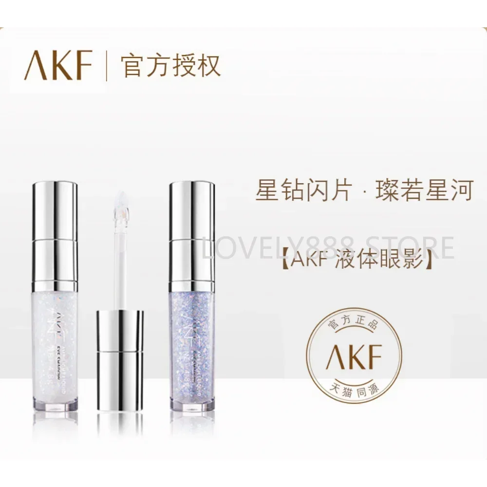 AKF Shimme EyeShadow Diamond Eyeshadow Liquid Pearly ShimmerGlitter Eye Shadow  Long-Lasting Waterproof Korean Makeup Cosmetics