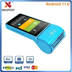 5.5 Inch Wireless 4G Mobile Android PDA Mini Cash Register Portable Point of Sales Machine Smart EFT POS Terminal for Payment