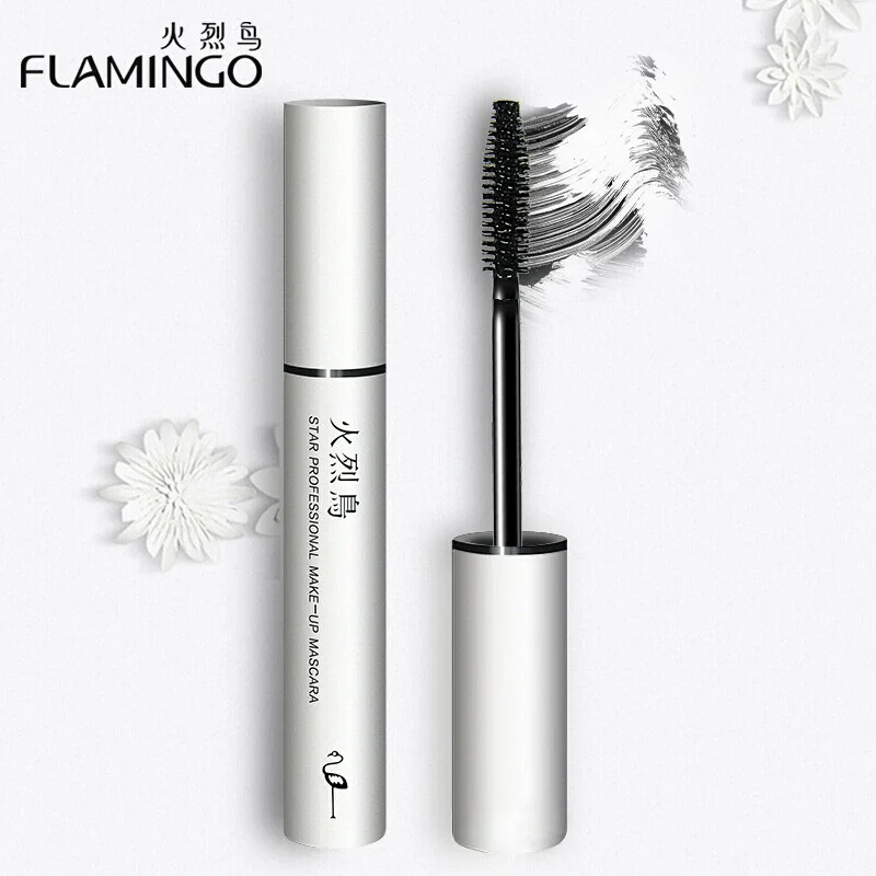 11ml Flamingo Star Trucco professionale Mascara liquido Maschera per ciglia impermeabile a lunga durata ad asciugatura rapida Curling Ciglia spesse