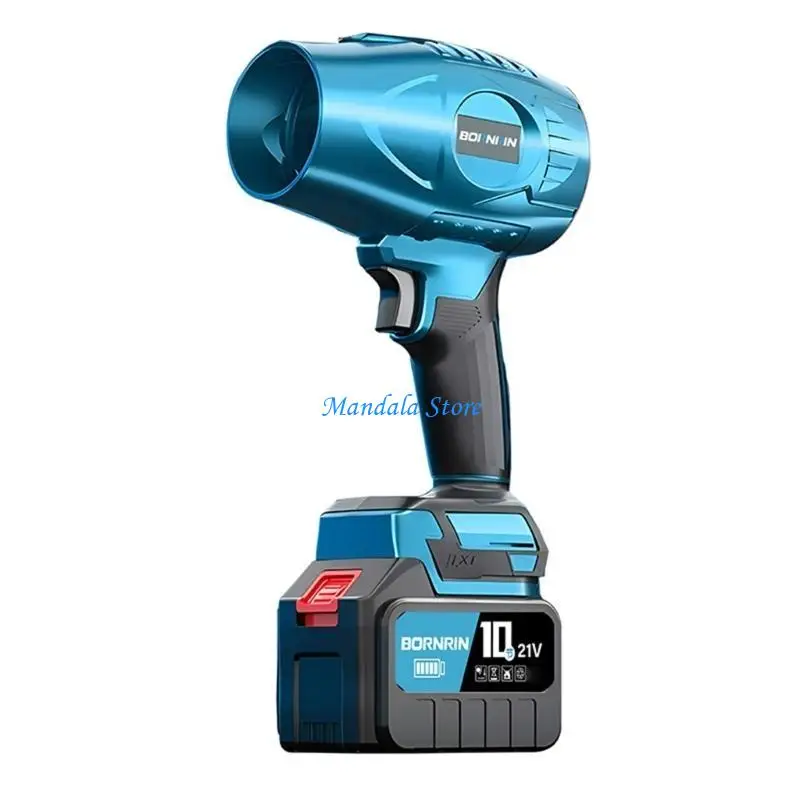 

U2JC Беспроводная электрическая воздуходувка для листьев Ручной вентилятор для очистки пыли, оснащенный аккумулятором с для и