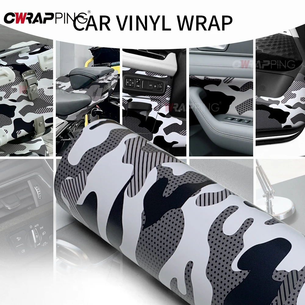 

Car Wrapping Sticker Camo Stickers Accessories Auto Wrap Vinyl Car Body Films Vehicle Decoration Waterproof Paint Motorcycles