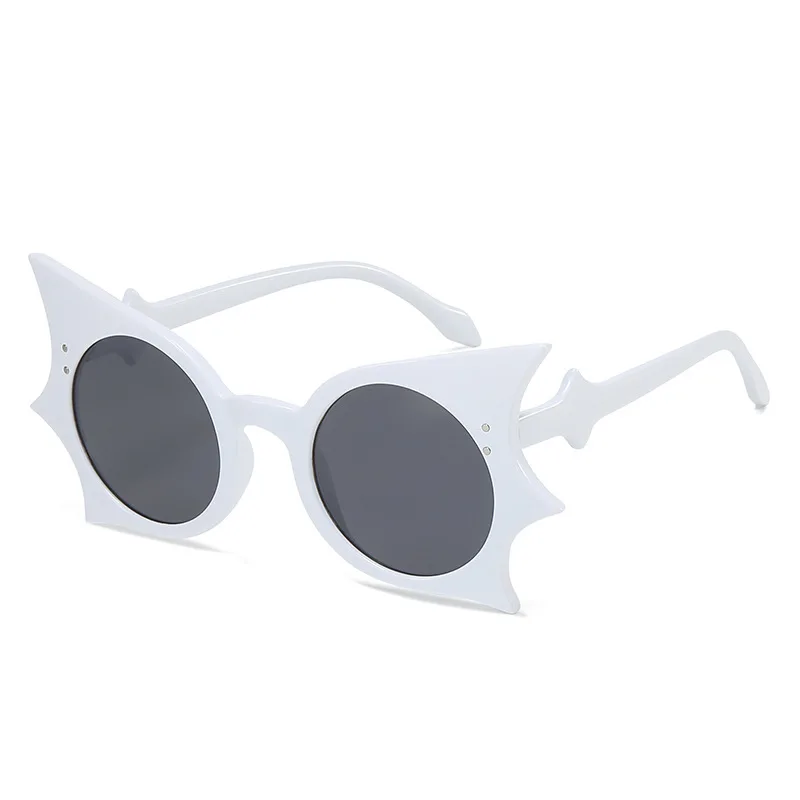 56666 Neue Sonnenbrille mit Schmetterlingsrahmen, Damenmode, personalisierbar, Punk-Fledermaus-Stil, Schutzbrille, Uv400