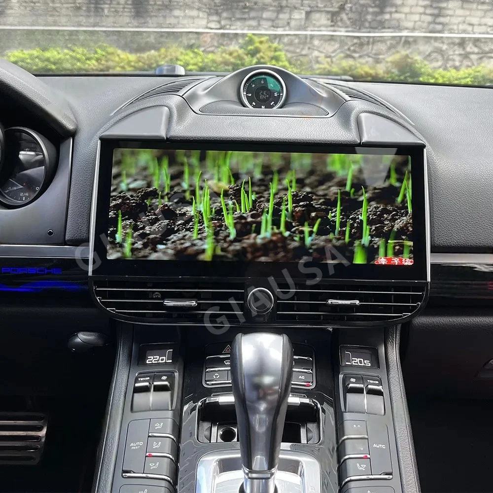 

QLED Car Multimedia Video Player 12.3 " Car Radio For Porsche Cayenne 2010-2017 CarPlay Android 13 GPS Navigation WiFi Stereo
