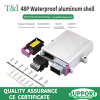 1/5/100 sets 48P ECU electronic control unit control system shell connector circuit board matching Controller Aluminum Box Plug