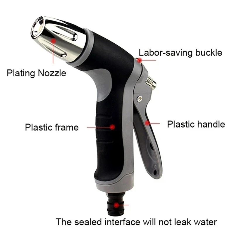 FLOWERS SPRAL High Pressure Car Wash Gun Foam Pots Lances Irrigation Tools Adjustable Sprinkler Car Home Garden Watering Tool Se