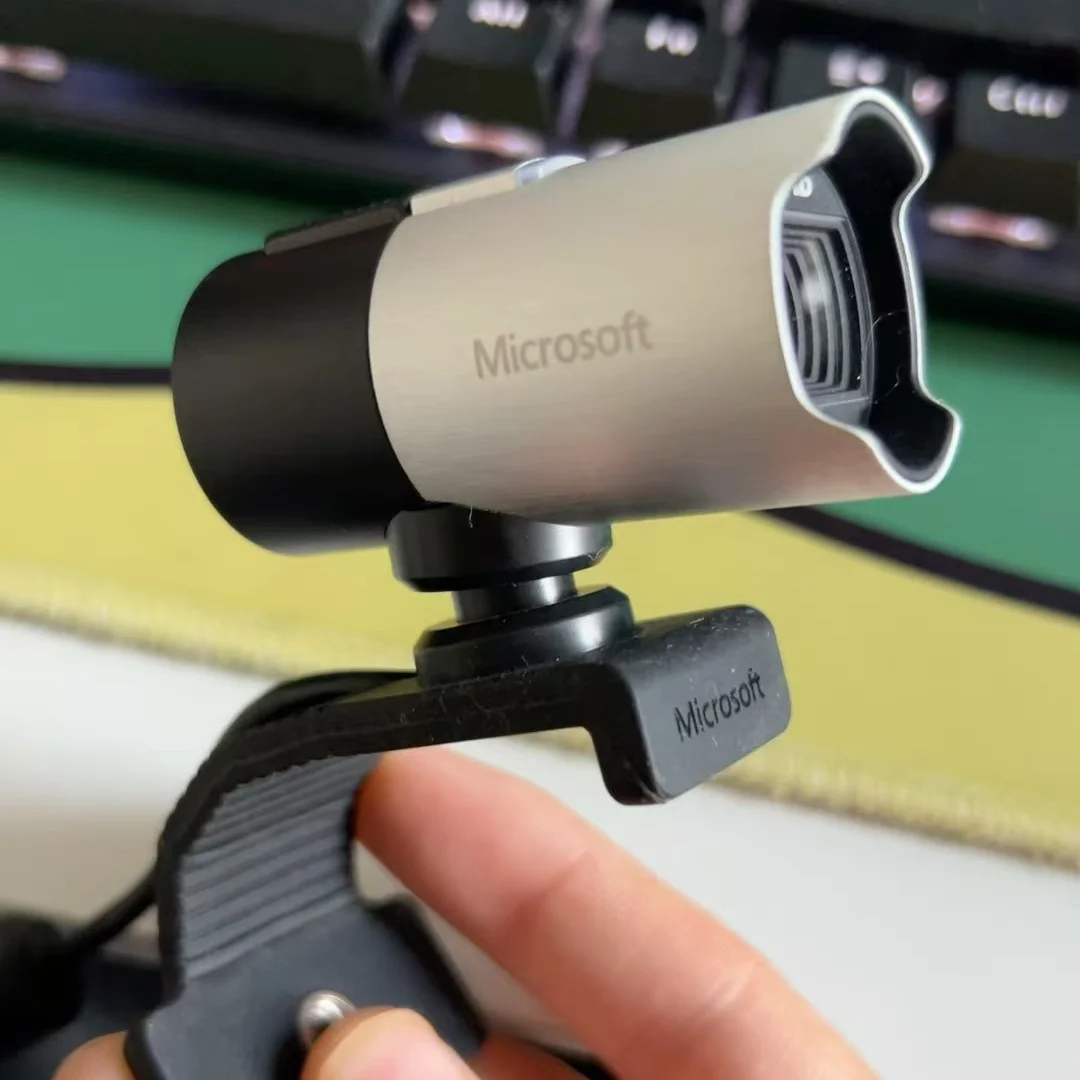 Used Microsoft 1080P HD Webcam LifeCam Studio HD Elite Original Live Broadcast Skype Camera
