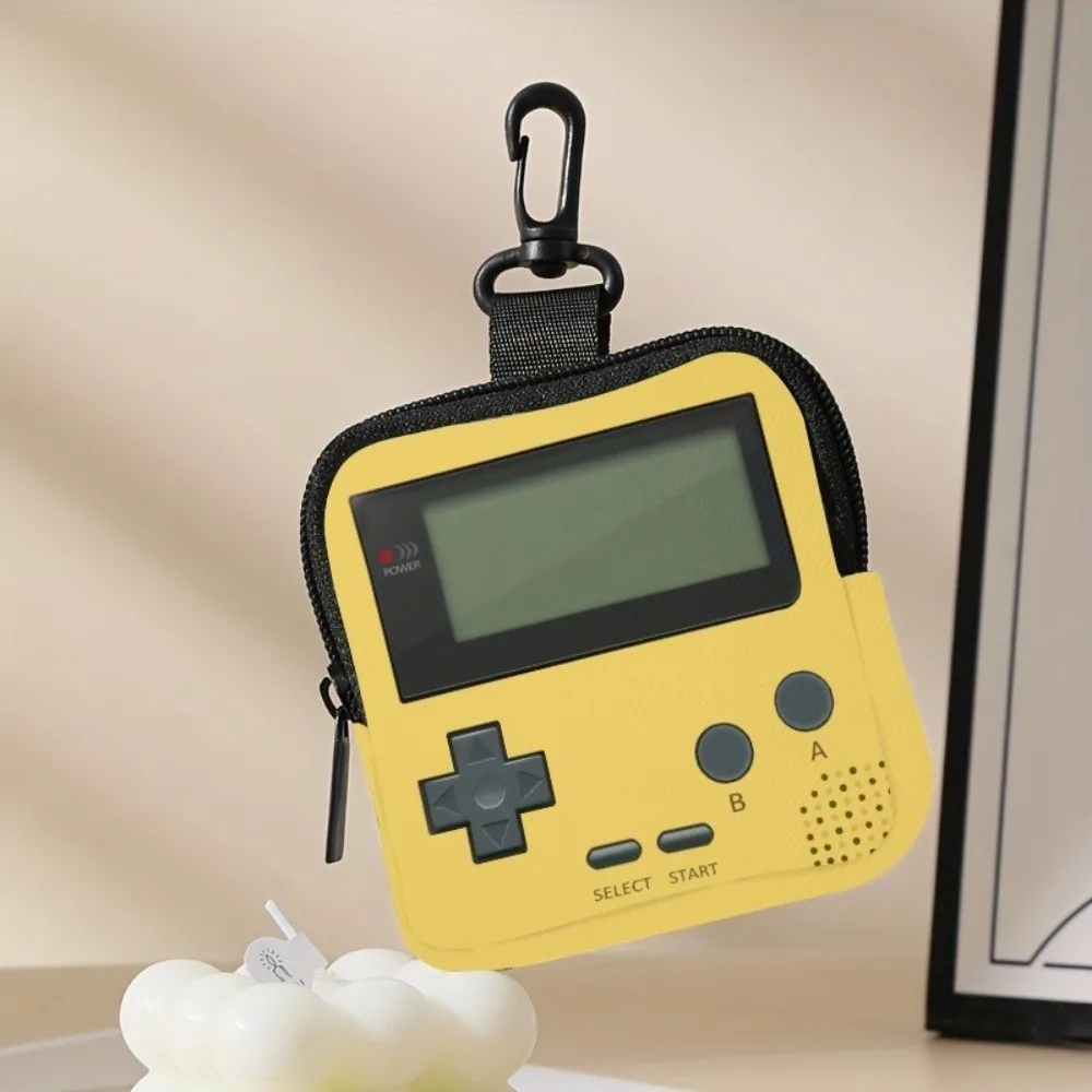 내구성 미니 동전 지갑 고양이 인쇄 인조 가죽 지갑 경량 휴대용 이어폰 가방 친구 선물