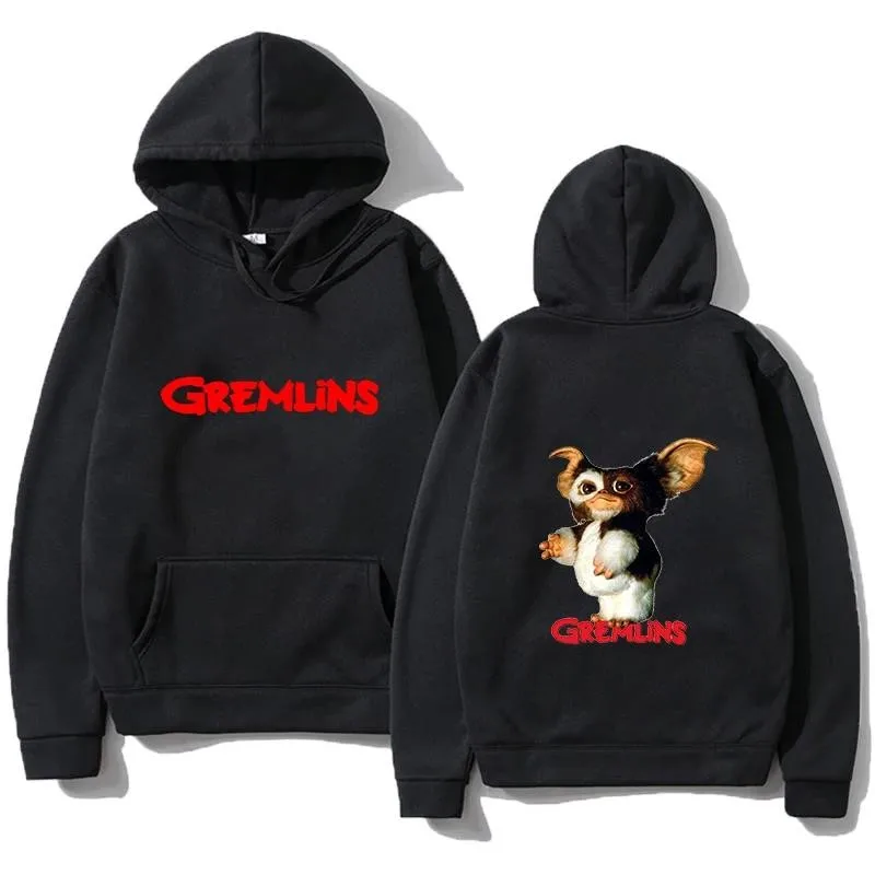 2024 Men\'s Hoodies Gremlins Gizmo Kawaii Printed Pullover Cotton Men New Casual Clothes Leisure Sportswear Women Fashion Hoody