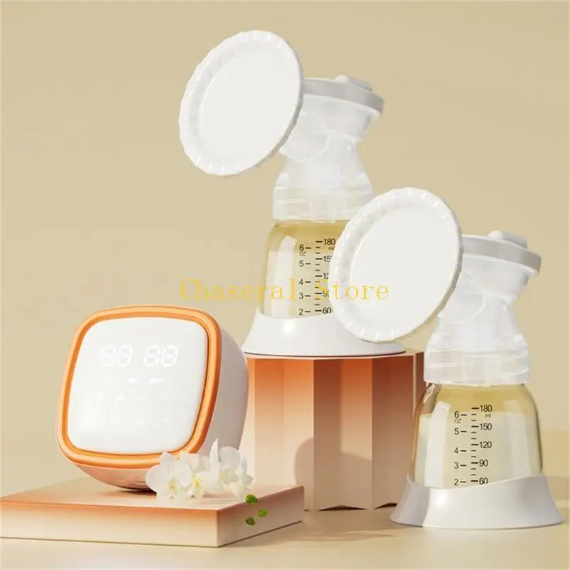 مضخة ثدي كهربائية متعددة الوظائف من النوع C قابلة للشحن E7CE، مستخرج حليب فعال
