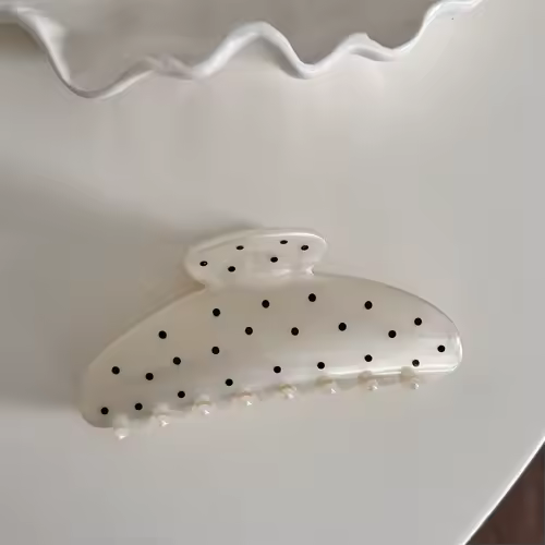 France Style Women Senior Large Black Wave Dot Design Hair Claw Barrettes Girl Fashion Hair Clip Sweet Hair Accessories Headwear - Image 15