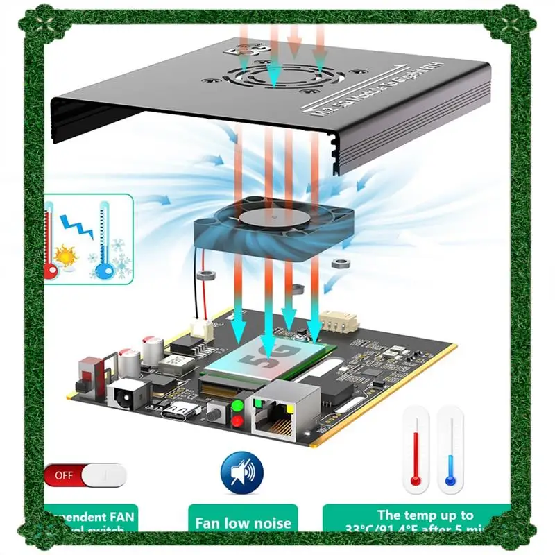 

24-Hour Delivery 4G/5G NGFF(M. 2) Module To Type C Adapter Including RJ45 Port And Dual SIM Card Slot, Realtek RTL8125BG Control