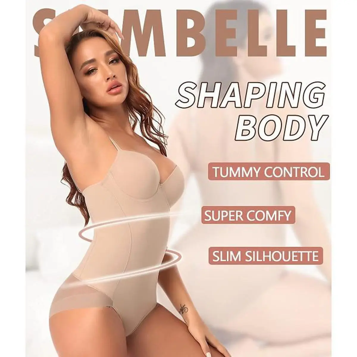 Bodysuit Corset Shapewear for Women Seamless Body Shaper Slimming Flat Belly Vest Waist Trainer Underwear Tummy Control Thong