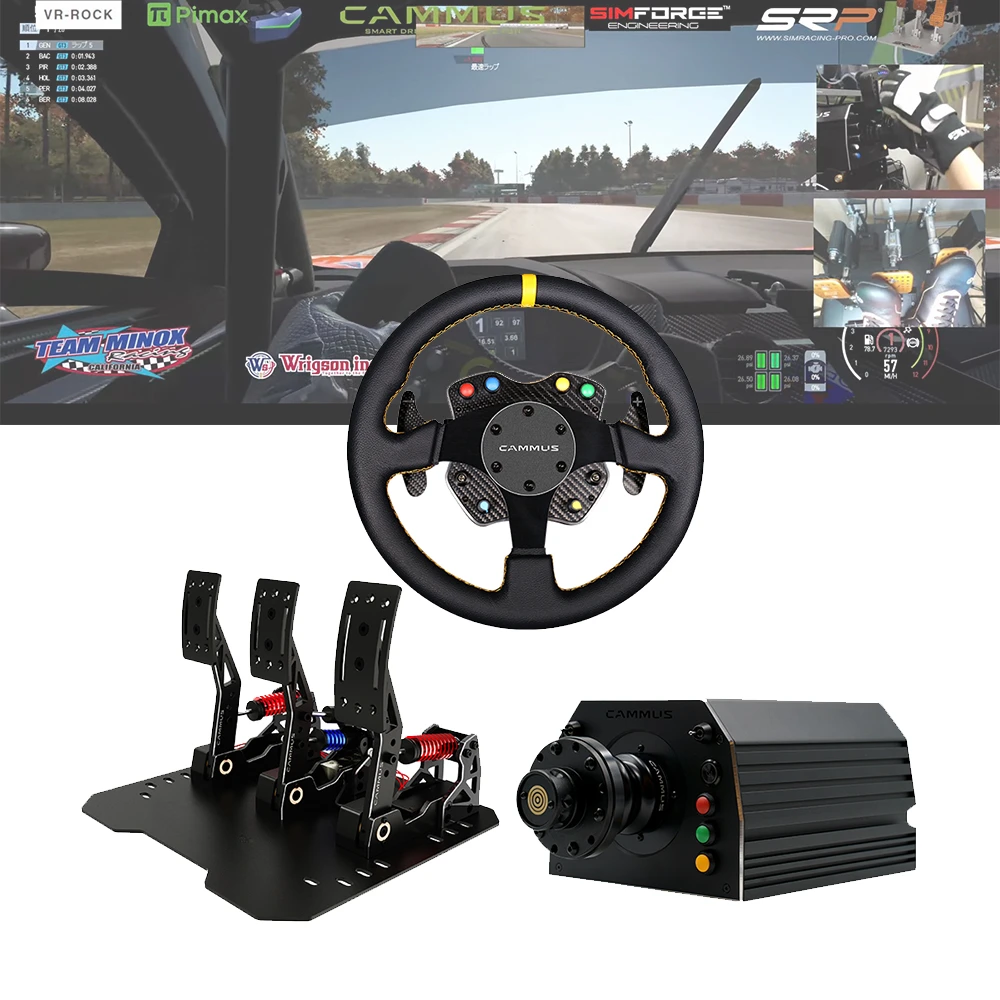 

Original brand newCAMM·US Racing Car Sim Steering Wheel And 15 NM Base