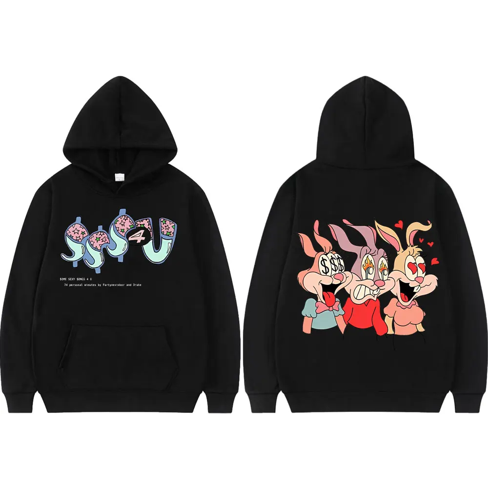 

Rapper PARTYNEXTDOOR & Drake Some Sexy Songs 4 U SSS4U Merch Hoodie Men's Women's Hip Hop Fashion Cartoon Sweatshirts Streetwear