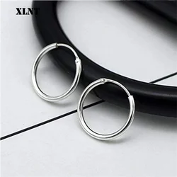 XLNT 2022 New Simple Stainless Steel Small Hoop Earrings for Women Men Cartilage Ear Piercing Jewelry Pendientes Hombre Mujer