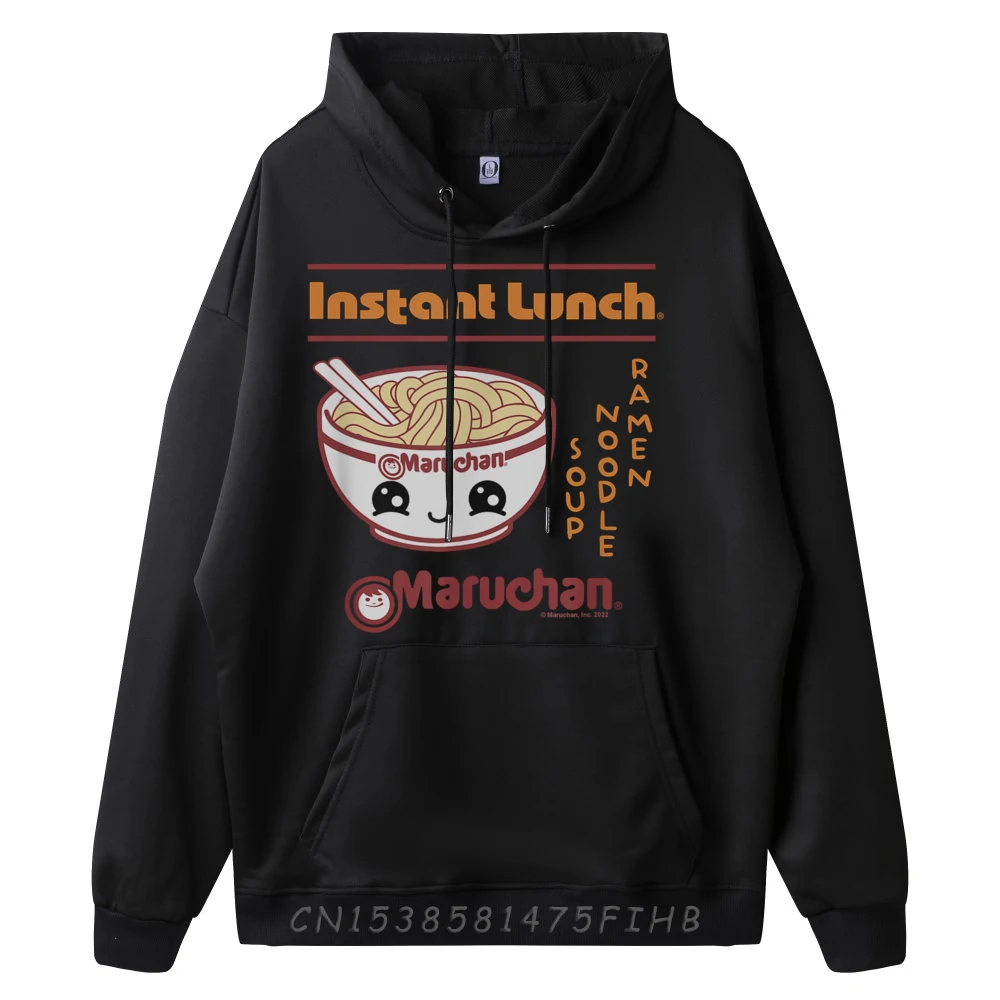 Maruchan Happy Bowl Of Noodles Instant Lunch Poster Plus Size Men Clothing Men's Sweatshirts Gothic Style