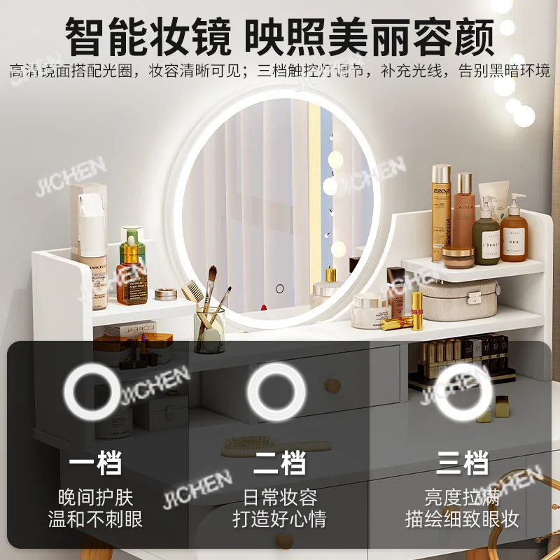 طاولة مكياج لصالونات الأظافر بسيطة وحديثة لغرفة النوم، طاولة مكياج صغيرة E**** طاولة منزلية بسيطة للإيجار