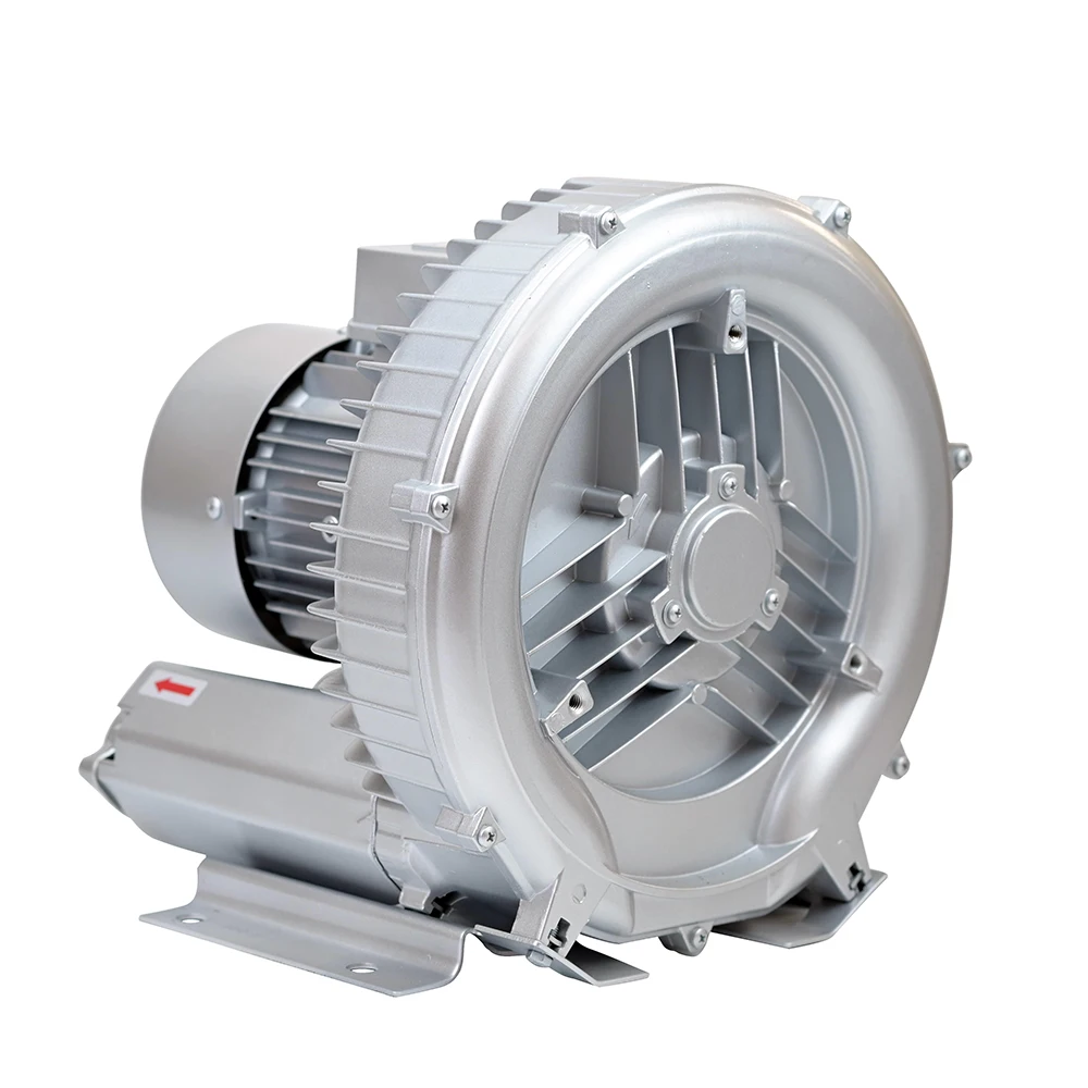 JQT 2GH510 1.5KW Industrial Vortex Air Vacuum Pump 2HP Regenerative Blower with 1.5KW Air Ring Blower Side Channel Blower