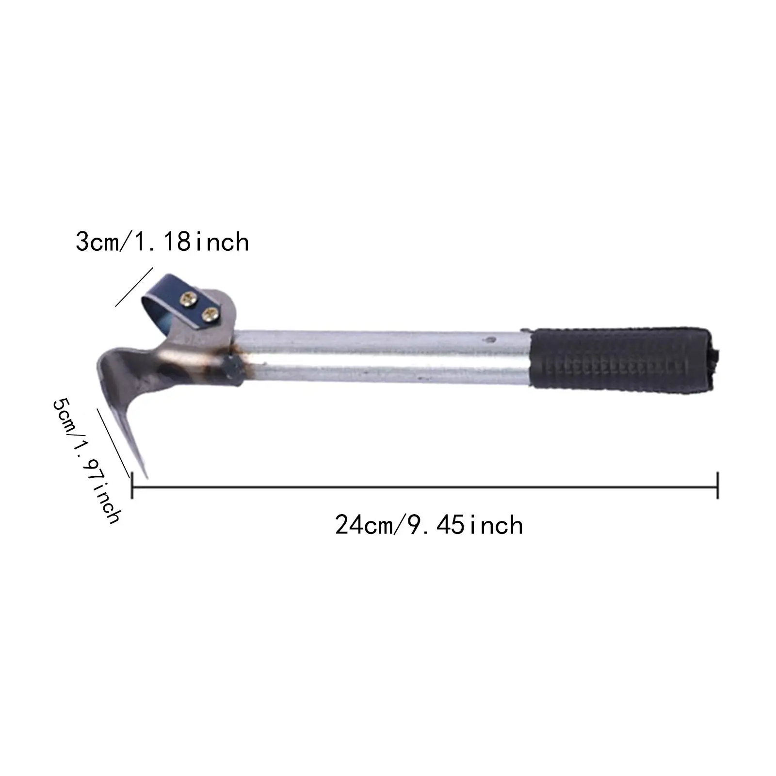 Werkzeug zum Entfernen von Rinden, Riss- und Weeder, kompakt, mit Anti-Rutsch-Griff, Schälerrellen zum Entblößten, Schneiden, Pfropfen, Terrasse