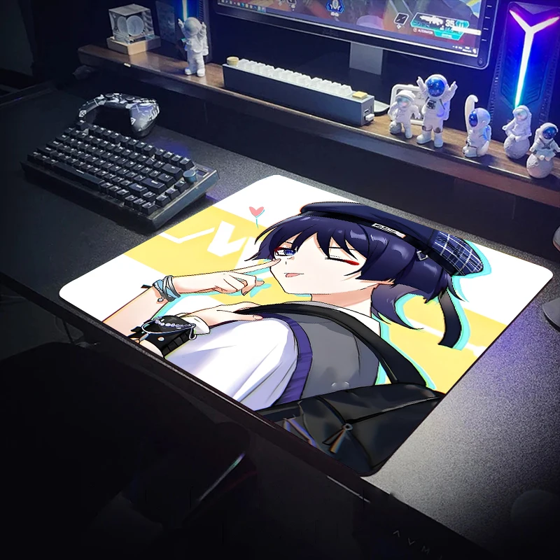 

Genshin Impact Skirmishers Mega Mouse Pad Gaming Accessories Notebook Gamer Computer Mat Aesthetic Office Carpet Table Cushion