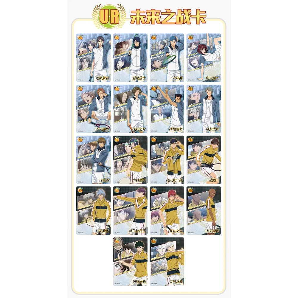 KAYOU حقيقية أمير التنس جمع بطاقات الرياضة أنيمي وسيم شخصية الإبداعية رائعة الطرفية بطاقات لعبة هدية