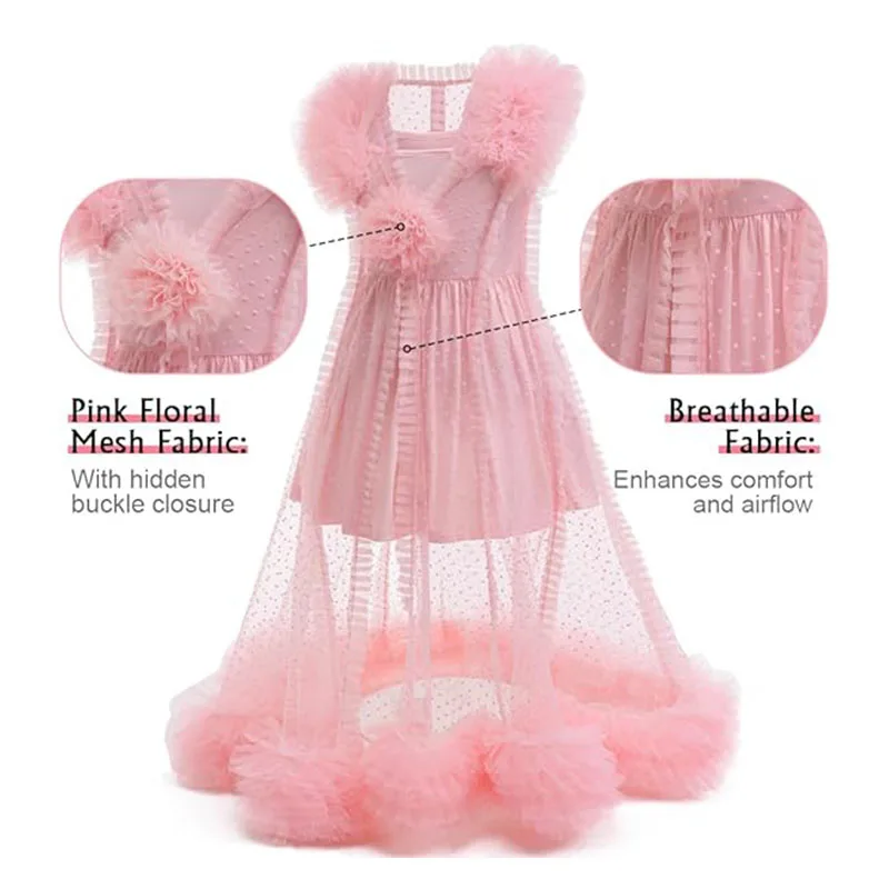 Girl Princess Costume Pink Puffy Wicked Witch Princess Dress+Accessories Sets For Children Birthday Halloween Cosplay Costume