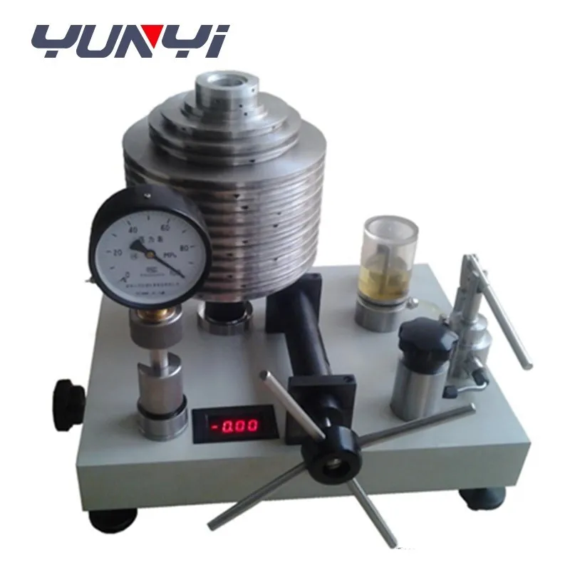 Cheap Piston Type Pressure Gauge High Precision Dead Weight Tester KY Hydraulic Deadweight Tester Chandler