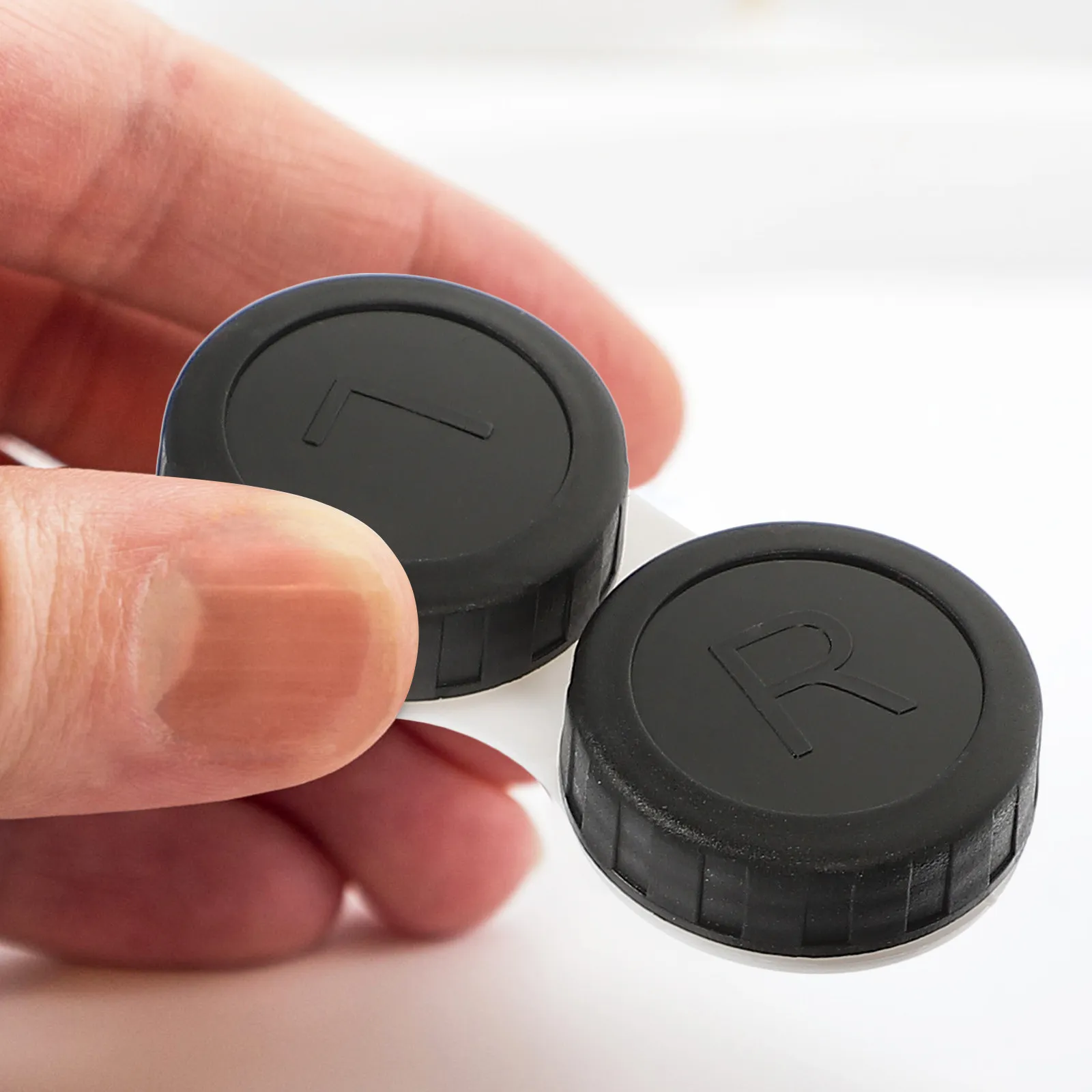 Contact Lens Cases Small Portable Travel Contacts Lens Box Leakproof Storage Organizer with Mirror