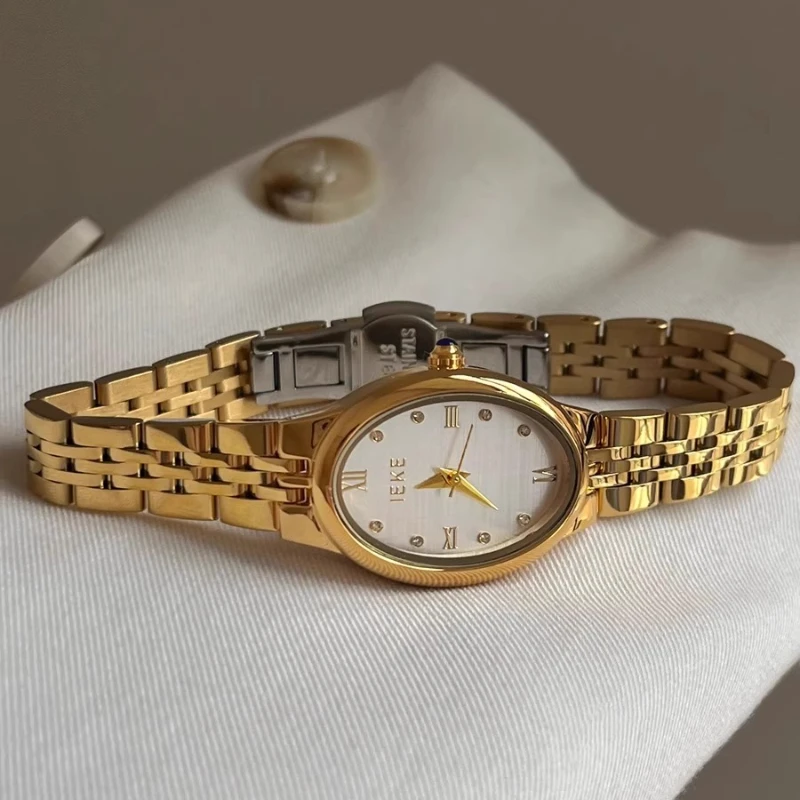 2025 waterproof quartz watch birthday gift light luxury classic trend women's watch elegant simple retro