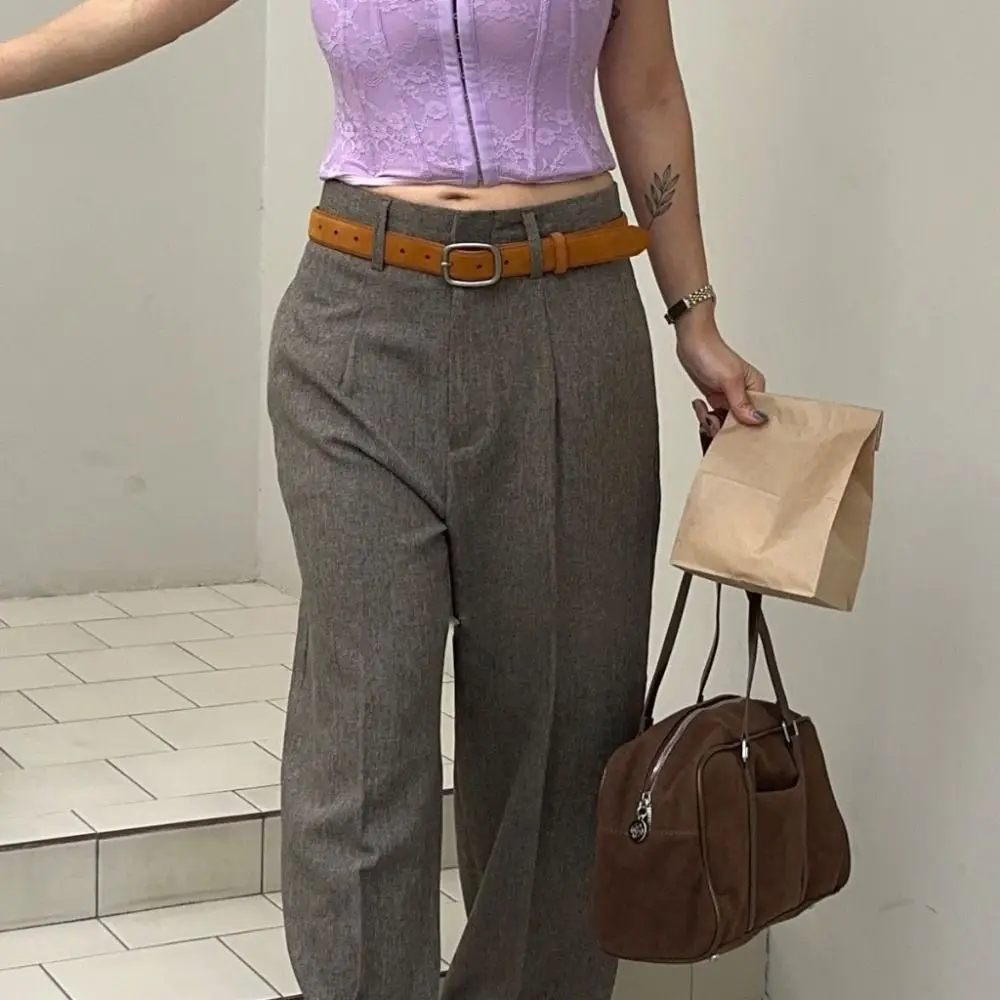 Модный декор для джинсов, замшевый ремень, ширина корейского стиля, пояса из искусственной кожи, серебряная квадратная пряжка, модное украшение для брюк для женщин/девочек