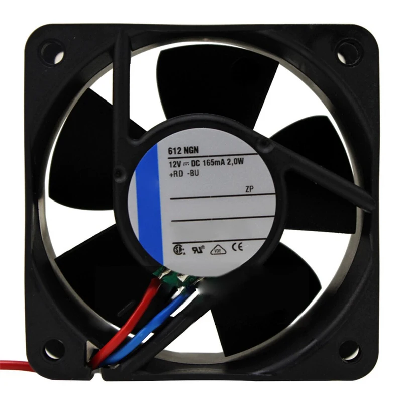 

S+ 612NGN Axial Cooling Fan for NMB 12V 165mA 2W 60*60*25mm Replacement