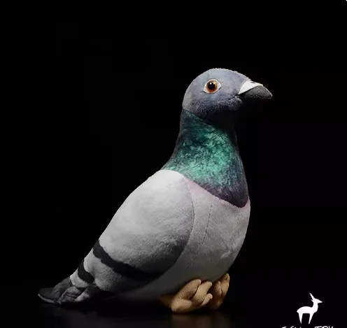 

Original gray pigeon simulation rock pigeon doll super cute pigeon doll small pigeon gift 21cm