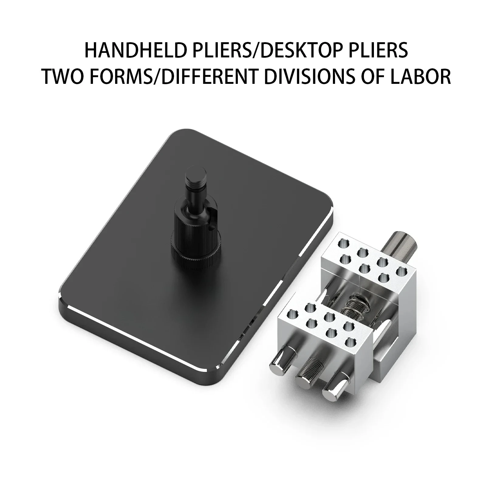2 in 1 Mini Portable Table Vise Compact Adjustable Clamp for Modeling Hobby DIY Precision Tool Accessories