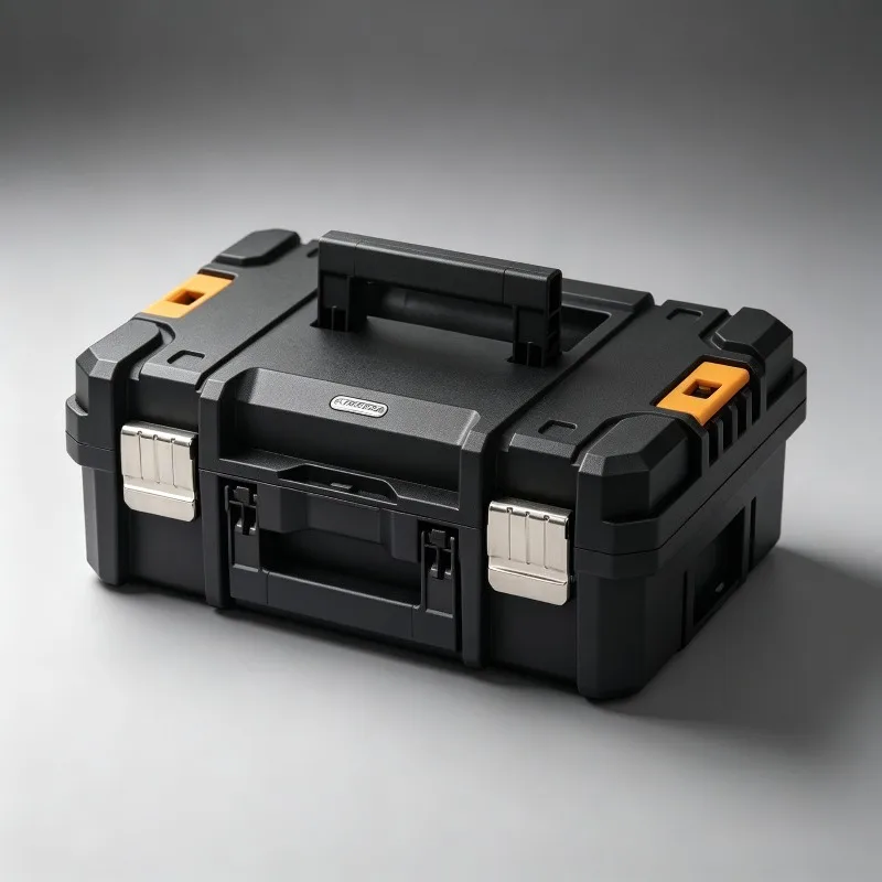Combination Tool Box with Wheels Stacked Packaging Boxes Overlapping Layers Storage Box Industrial-grade Multi-functional Case