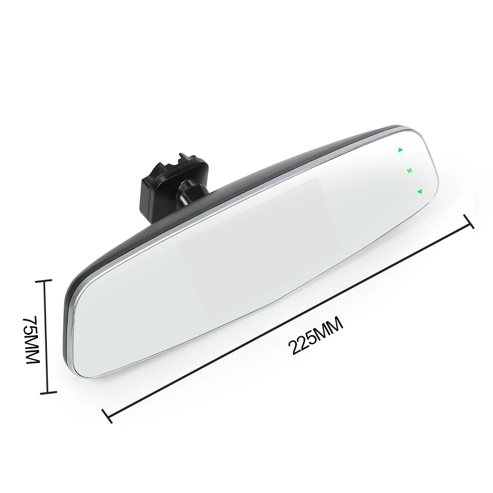 4.3 Inch High Brightness OEM Rearview Mirror With Dedicated Bracket High Brightness Car Logo Reference Line For Choose