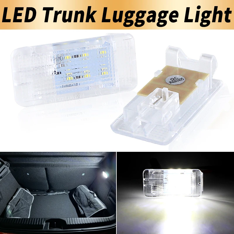 1PC LED Luggage Trunk Glove Box Light Canbus ​For Nissan Leaf 18- Juke 10-19 Note 13-17 Pulsar 14-18 Qashqai 06-21 ​For Renault